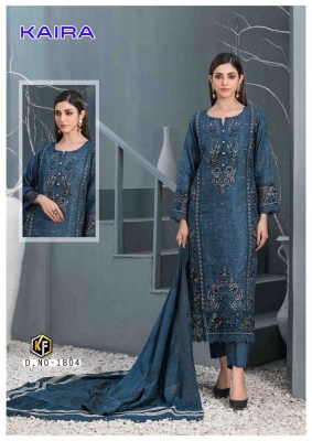 Keval Fab Kaira Vol 18 Heavy Lawn Cotton Dress Material wholesale catalogue  pakistani suit catalogs