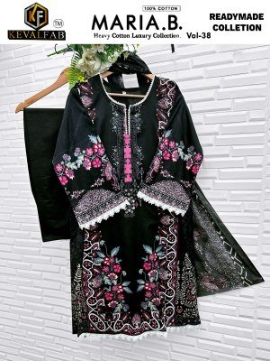 Keval Fab Maria B Vol 38 Heavy Cotton Print Readymade Wholesale Kurtis Set readymade suit catalogs