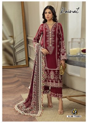 Keval Fab by Kainat vol 11 heavy lawn cotton printed designer Karachi suit catalogue at amaviexpo pakistani suit catalogs