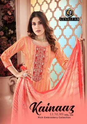 Keval fab Kainaaz Exclusive designer Pakistani salwar suits catalogue wholesaler  Keval fab