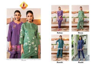 Khoobsurat by Shruti Heavy silk unique concept co ord set collection  Size wise Combo Set