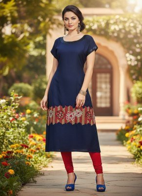 Khushi Fashion Vol 17 Georgette Handwork Kurti Set with Elegant Ethnic Wear Wholesale kurtis catalogs