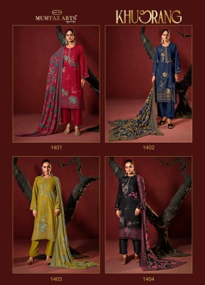 Khusrang by Mumtaz arts pure pasmina digital prented dress material catalogue at affordable rate salwar kameez catalogs