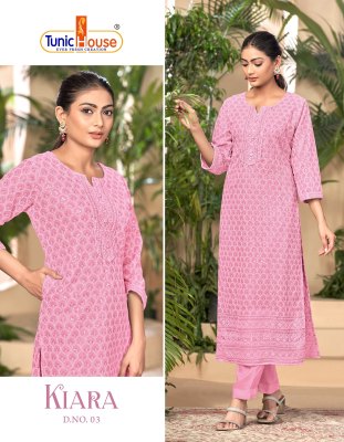 Kiara by Tunic house fully luckhnovi work kurti catalogue at affordable rate kurtis catalogs