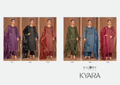 Kilory Trendz Kyara Pure Jam Silk Unstitched Suit with Digital Print And Handwork Pure Rayon Bottom And Muslin Silk Dupatta Wholesale dress material catalogs