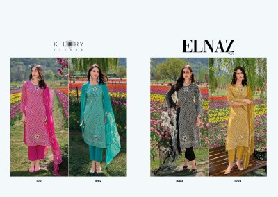 Kilory Trendz by Elnaz 2 pure lawn cotton fancy unstitched dress material catalogue at amaviexpo salwar kameez catalogs