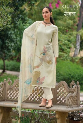 Kilory Trendz by Rozana pure jam cotton with fancy work unstitched salwar kameez catalogue at wholesale price salwar kameez catalogs