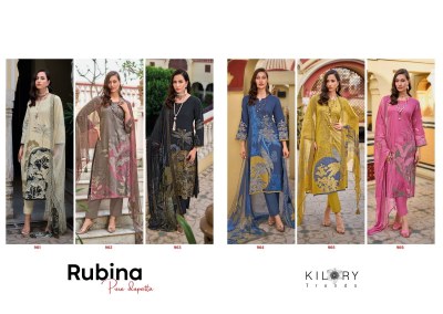 Kilory Trendz by Rubina pure lwan cotton printed dress material catalogue salwar kameez catalogs