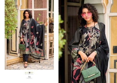 Kilory Trendz by Zara pure viscose muslin digital printed and foil printed salwar kameez catalogs