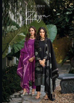 Kilory Trendz by Zoya viscose foil printed unstitched salwar kameez catalogue at amaviexpo Kilory trendz