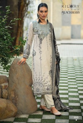 Kilory Trendz present Blackberry handwork with printed unstitched dress material catalogue salwar kameez catalogs