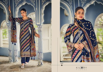 Kilory Trendz present Humsafar new exclusive pure viscose muslin digital and foil printed unstitched dress material catalogue at wholesale price salwar kameez catalogs