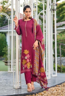 Kilory Trendz present Zarina 3 pure viscose digital printed fancy embroidered unstitched dress material at wholesale price salwar kameez catalogs