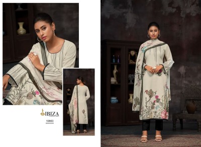 Kimaya by IBIZA pure linen digital printed unstitched suit catalogue salwar kameez catalogs