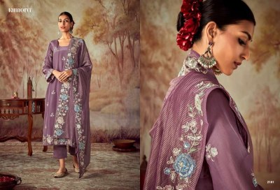 Kimora Heer Shahi Design No 2181 To 2188 Series Embordered Silk Suits With Banarasi Dupatta Collection  salwar kameez catalogs