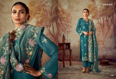 Kimora Heer Shahi Design No 2181 To 2188 Series Embordered Silk Suits With Banarasi Dupatta Collection  salwar kameez catalogs