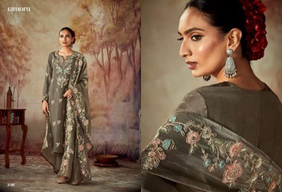 Kimora Heer Shahi Design No 2181 To 2188 Series Embordered Silk Suits With Banarasi Dupatta Collection  salwar kameez catalogs