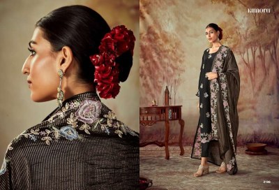 Kimora Heer Shahi Design No 2181 To 2188 Series Embordered Silk Suits With Banarasi Dupatta Collection  salwar kameez catalogs