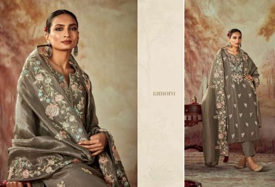 Kimora Heer Shahi Design No 2181 To 2188 Series Embordered Silk Suits With Banarasi Dupatta Collection  salwar kameez catalogs