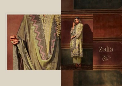 Kimora Heer Zulfa 159 Design No 9151 To 9157 Pure Muslin Suits With Embroidery Dupatta Collection salwar kameez catalogs