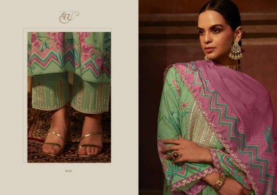 Kimora Heer Zulfa 159 Design No 9151 To 9157 Pure Muslin Suits With Embroidery Dupatta Collection salwar kameez catalogs