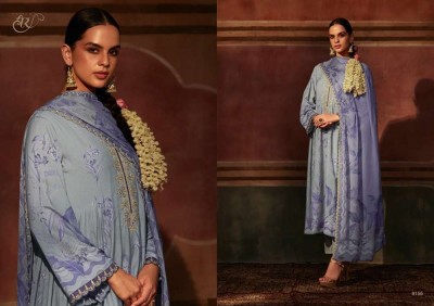 Kimora Heer Zulfa 159 Design No 9151 To 9157 Pure Muslin Suits With Embroidery Dupatta Collection salwar kameez catalogs