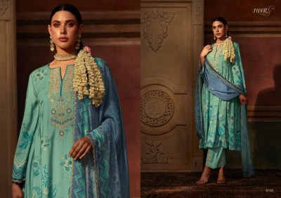 Kimora Heer Zulfa 159 Design No 9151 To 9157 Pure Muslin Suits With Embroidery Dupatta Collection salwar kameez catalogs