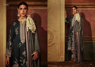 Kimora Heer Zulfa 159 Design No 9151 To 9157 Pure Muslin Suits With Embroidery Dupatta Collection salwar kameez catalogs