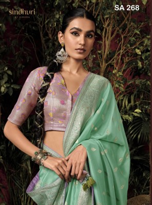 Kimora by Anokhi special designer pure dola silk saree catalogue at affordable rate sarees catalogs