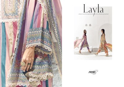 Kimora by Layla fancy printed with lace unstitched dress material catalogue at low rate salwar kameez catalogs