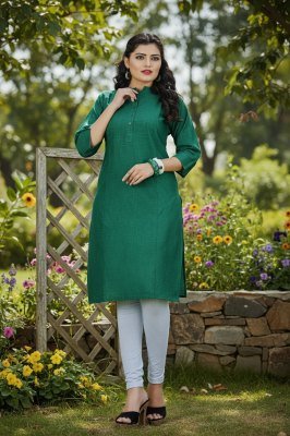 Kinti City Girl Cotton Slub ethnic wear breathable premium cotton fabric comfort Wholesale Kinti Kurti catalogue