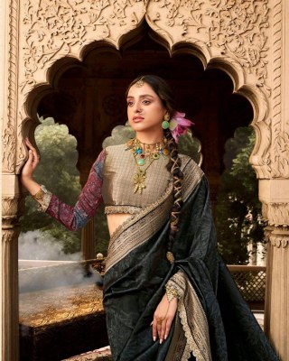 Kira by rajyog Soft banarsi silk fancy beautiful saree with blouse catalogue at low rate sarees catalogs