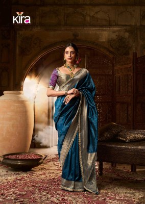 Kira by rajyog Soft banarsi silk fancy beautiful saree with blouse catalogue at low rate sarees catalogs