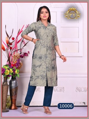 Kitkat vol 1 by Padmavati Heavy Vartical Printed top with bottom catalogue at affordable rate kurtis catalogs