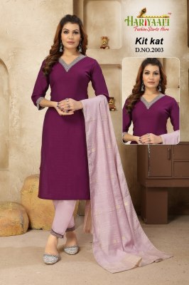 Kitkat vol 2 by Hariyaali coding work fancy kurti pnt and dupatta catalogue at low rate readymade suit catalogs