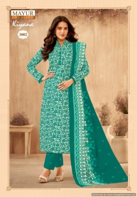 Kiyana vol 3 by Mayur heavy cotton printed readymade suit catalogue at affordable rate readymade suit catalogs