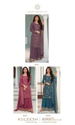 Kuleesh by Avanti hitlist multi thread embroidered pakisatani suit catalogue at low rate pakistani suit catalogs