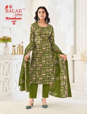 Kumkum vol 35 by Balaji pure cotton printed unstitched dress material catalogue at amaviexpo salwar kameez catalogs