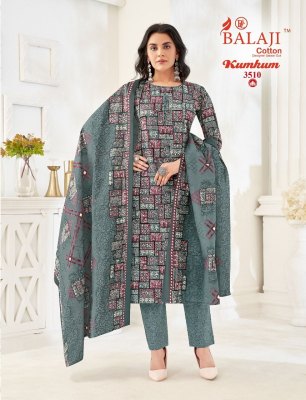 Kumkum vol 35 by Balaji pure cotton printed unstitched dress material catalogue at amaviexpo salwar kameez catalogs