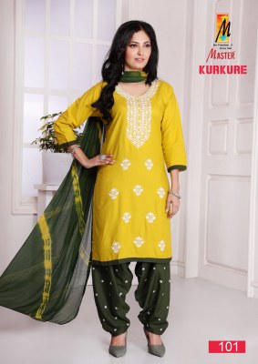 Kurkure by Master reyon fancy readymade patiyala salwar suit collection at amaviexpo readymade suit catalogs