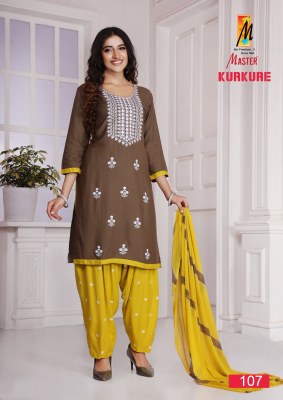 Kurkure by Master reyon fancy readymade patiyala salwar suit collection at amaviexpo readymade suit catalogs