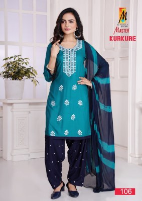 Kurkure by Master reyon fancy readymade patiyala salwar suit collection at amaviexpo readymade suit catalogs