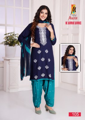 Kurkure by Master reyon fancy readymade patiyala salwar suit collection at amaviexpo readymade suit catalogs