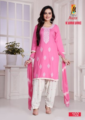 Kurkure by Master reyon fancy readymade patiyala salwar suit collection at amaviexpo readymade suit catalogs