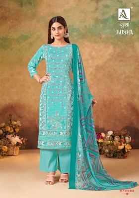 Kusha by Alok suit pure zam designer printed unstitched dress material catalogue salwar kameez catalogs