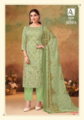 Kusha by Alok suit pure zam designer printed unstitched dress material catalogue salwar kameez catalogs