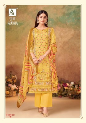 Kusha by Alok suit pure zam designer printed unstitched dress material catalogue salwar kameez catalogs