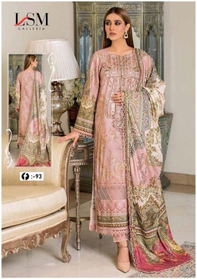 LSM Galleria brand Firdous queen lawn vol 9 karachi lawn cotton printed unstitched pakistani suit catalogue pakistani suit catalogs