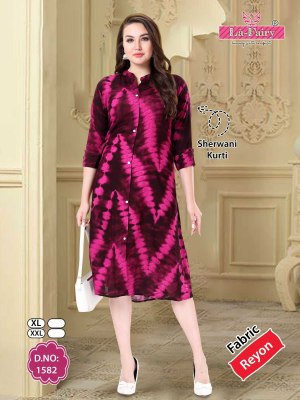 La Fairy present fancy Umbrella style fancy reyon kurti catalogue at low rate kurtis catalogs