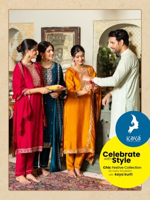 Laali by Kaya vichitra silk letest embroidered kurti pant and dupatta catalogue at affordable rate readymade suit catalogs